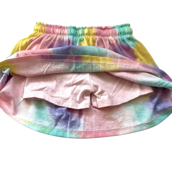 ⚡️4/$20⚡️Cat & Jack Kids Colorful Tie Dye Elastic Drawstring SKORT | Girls 4T - Picture 3 of 4